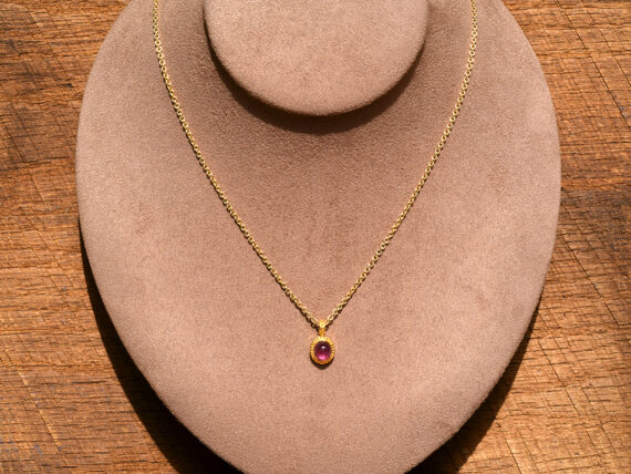 Ruby & Gold Pendant