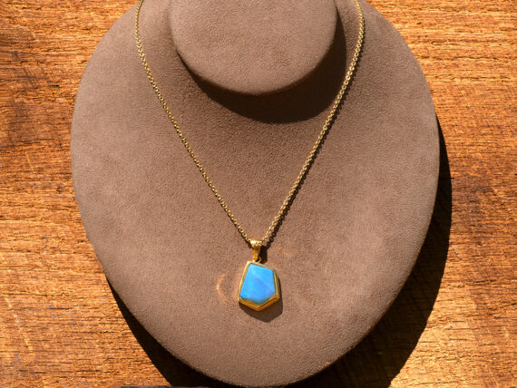 Australian Opal & Gold Pendant