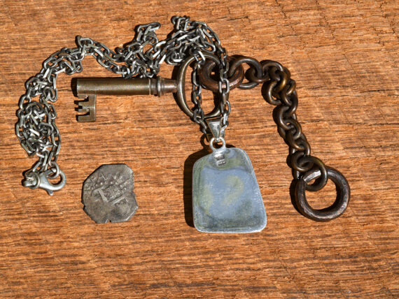 Australian Opal, Sterling Silver & Gold Pendant