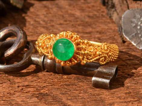 Emerald & Gold Ring